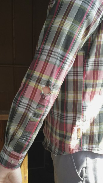 turn a long sleeve into a short sleeve