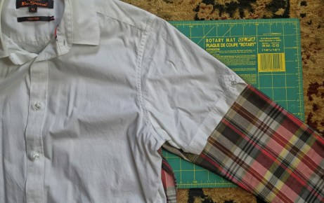 sewing a long sleeve into short sleeve
