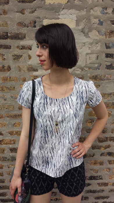 sewing project grainline studio scout tee