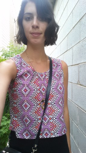 colette sorbetto crop top