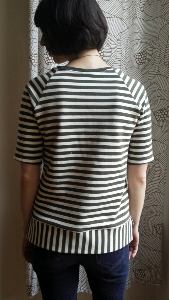 linden sweatshirt view B grainline studio split hem