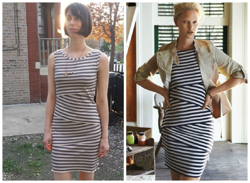 v8904 anthropologie bailey 44 dress comparison