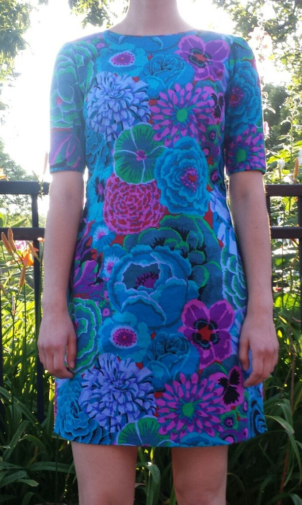 colette patterns floral laurel dress