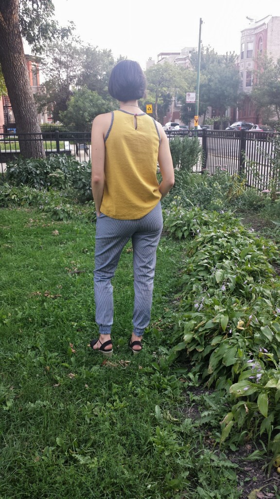 woven true bias hudson pants