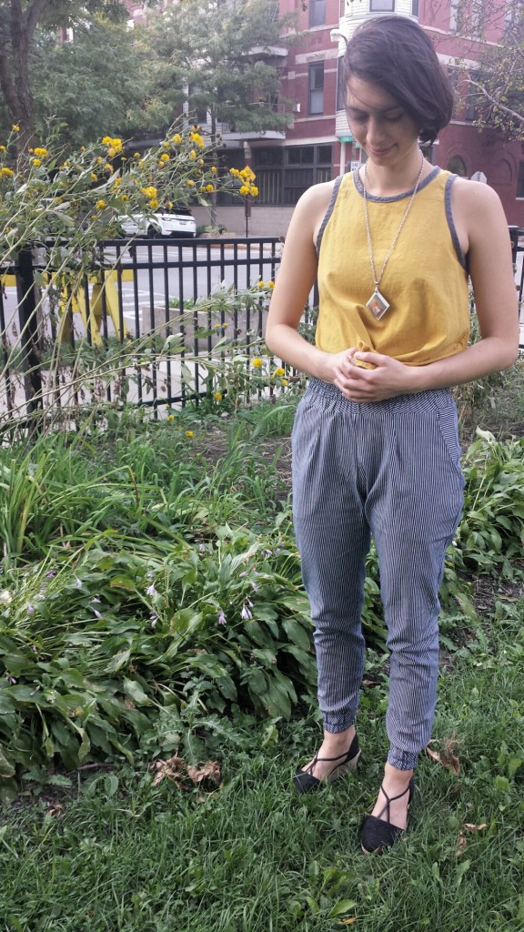 woven true bias hudson pants