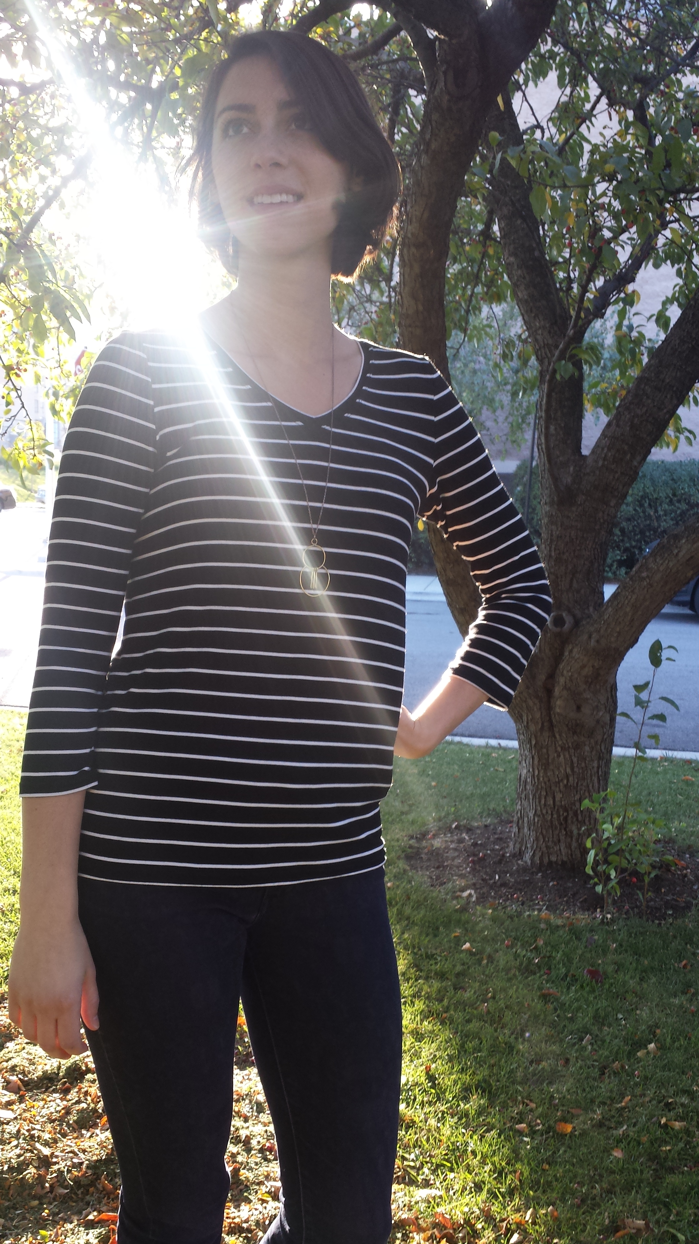 lark tee 3/4 sleeves grainline studio