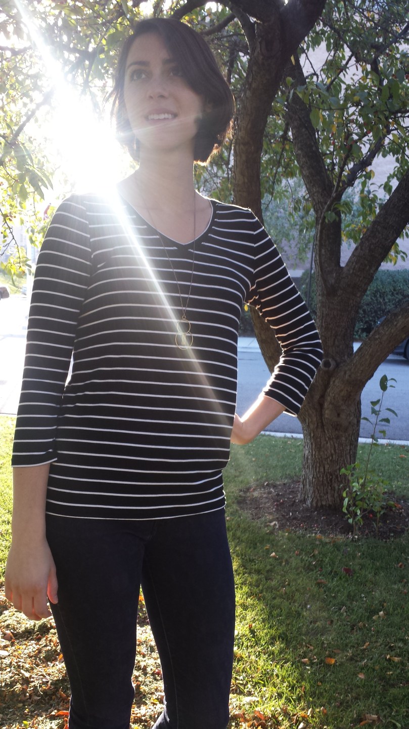 lark tee 3/4 sleeves grainline studio