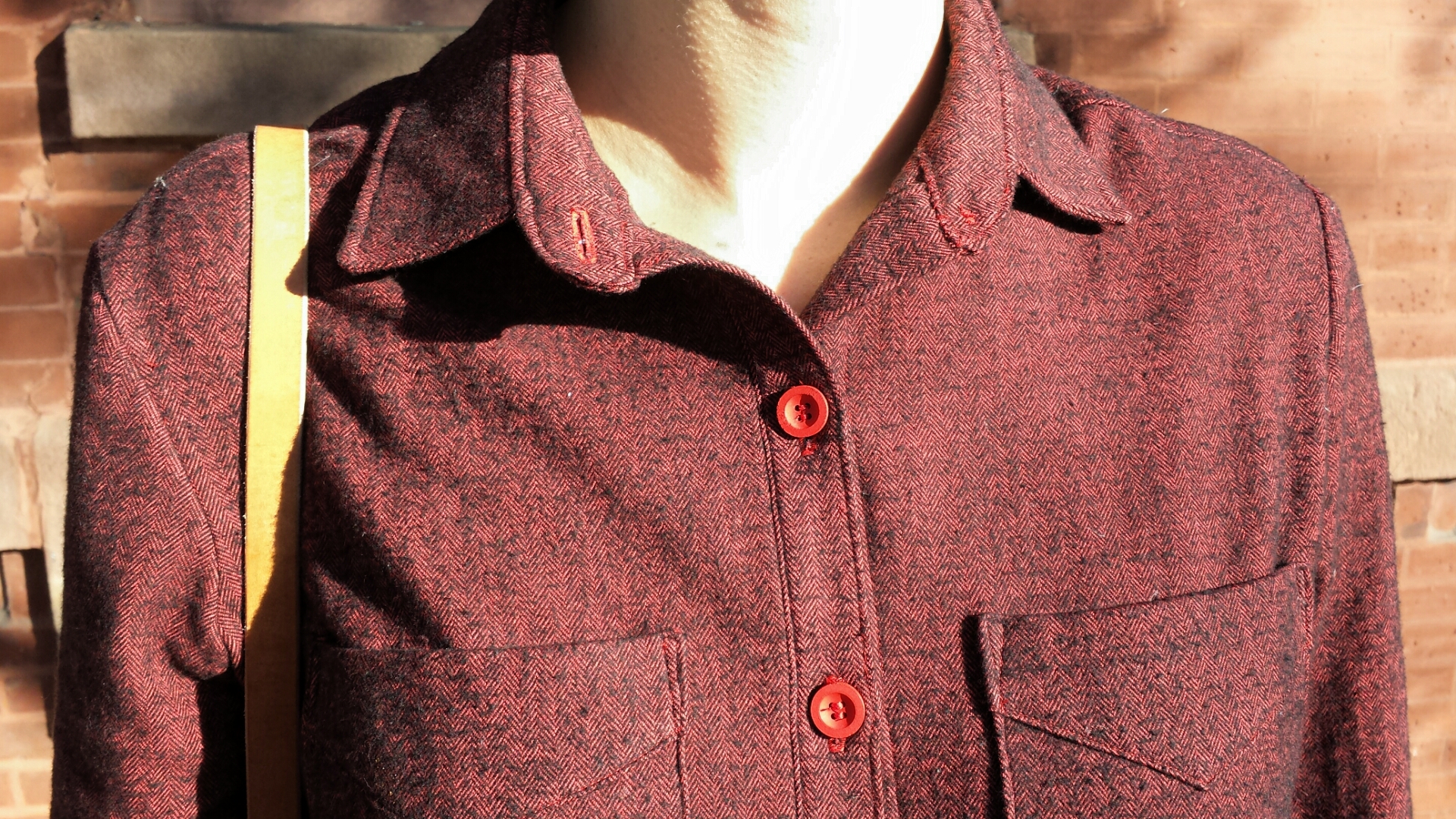 flannel archer button up grainline studio