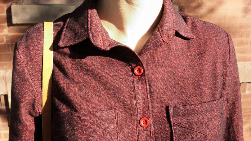 flannel archer button up grainline studio