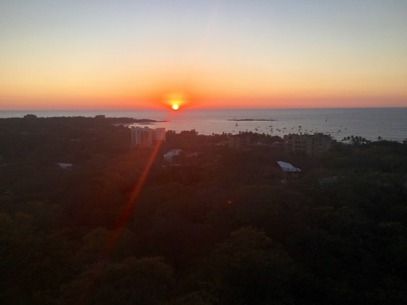 sunset in Tamarindo